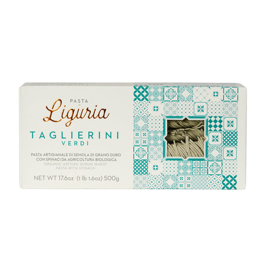 Authentic Artisan Green Pasta - Italian Pasta Di Liguria | Taglierini Verdi 500g