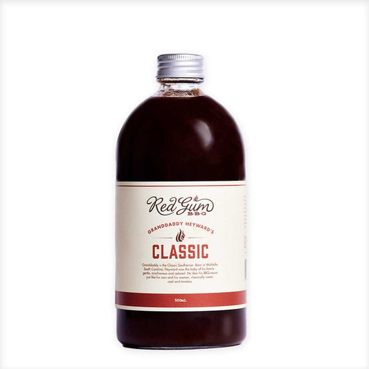 Timeless Southern BBQ Flavour - Red Gum BBQ Granddaddy Heyward's Classic Sauce 500ml