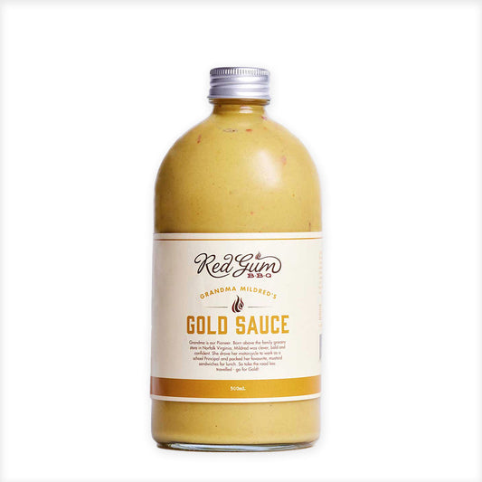 Red Gum BBQ Grandma Mildred's Gold Sauce 500ml