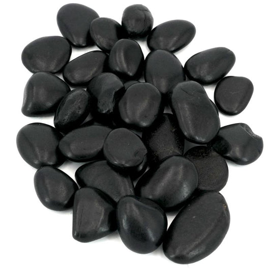 Elegant Vase Fillers Crafting Stones - Black Melon Seed Shaped Decorative Stones 800g