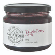 Farm Fresh and Naturally Sweet - Daylesford Condiment Company Triple Berry Jam 330g