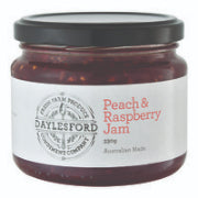 Farm Fresh and Fruity - Daylesford Condiment Company Peach and Raspberry Jam 330g