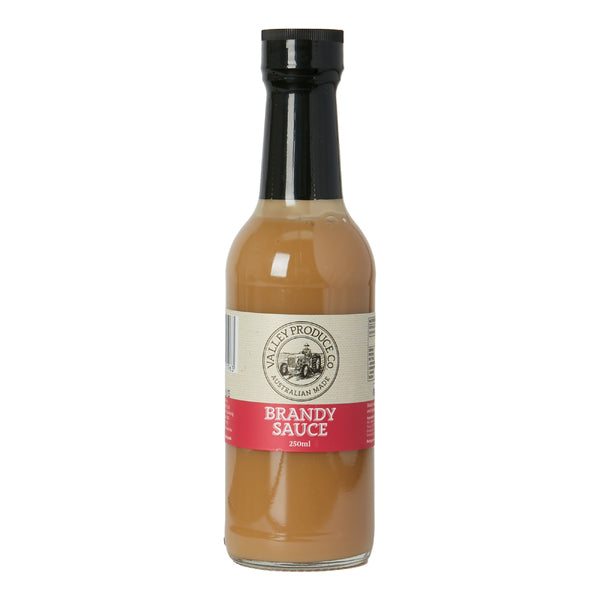 Rich and Indulgent Gourmet Condiment - Valley Produce Co. Brandy Sauce 250ml