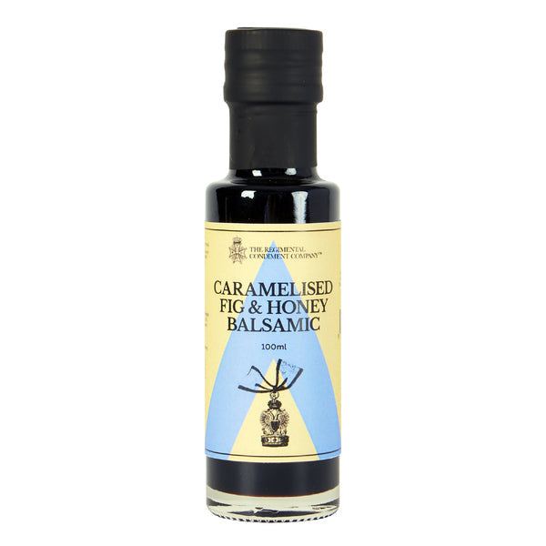 Luxurious Gourmet Flavour - The Regimental Condiment Company Fig and Honey Caramelised Balsamic 100ml