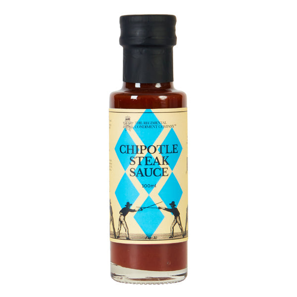 Bold and Smoky Flavour - The Regimental Condiment Company Chipotle Steak Sauce 100ml