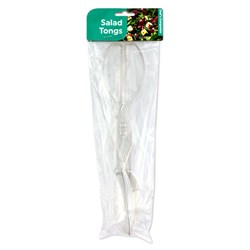 Sleek and Practical Kitchen Essential - Detachable Clear Salad Tongs