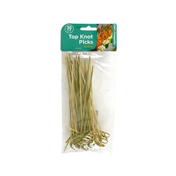 Top Knot Bamboo Picks 30 Pack Kitchen Cooking Serving Tool