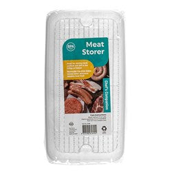 Meat Storer with Drain Tray – 1.2L | BPA-Free Food Storage for Freshness Convenience