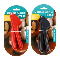 Effortless Mincing - Deluxe Garlic Press (available in red and black)