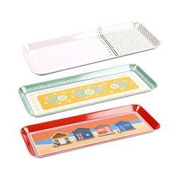 Melamine Rectangle Sandwich Tray 3 Designs Serveware