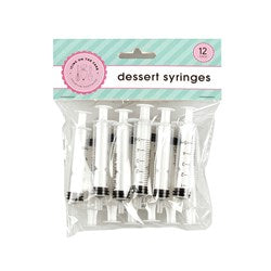 Plastic Dessert Syringes 5ml 12 Pack Cooking Baking Accessories