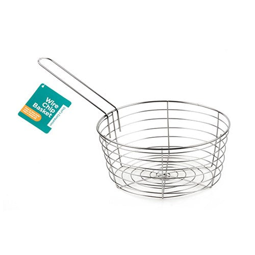 Wire Chip Basket with Handle 19cm Kitchen Cooking Serving Tool