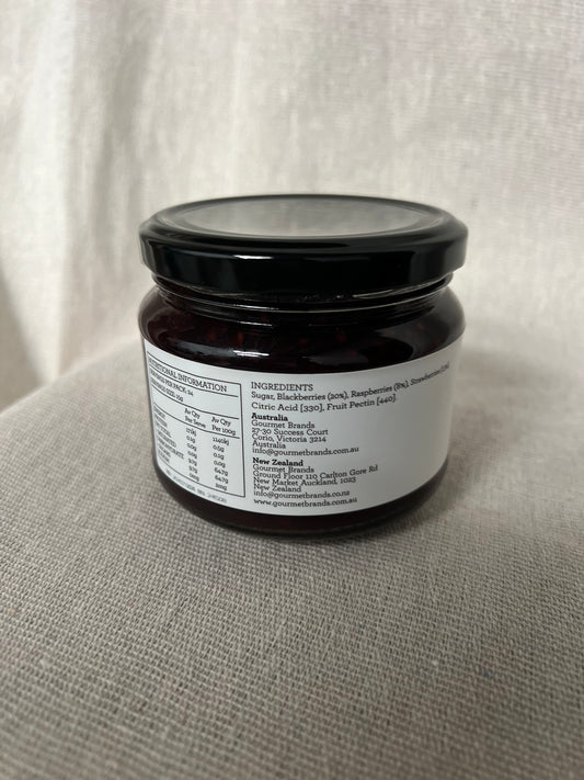 Farm Fresh and Naturally Sweet - Daylesford Condiment Company Triple Berry Jam 330g