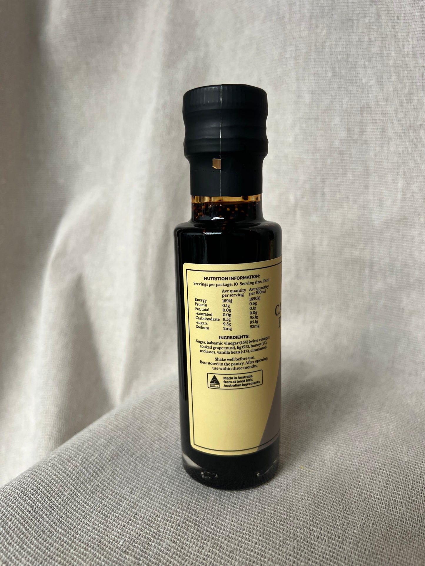 Luxurious Gourmet Flavour - The Regimental Condiment Company Fig and Honey Caramelised Balsamic 100ml