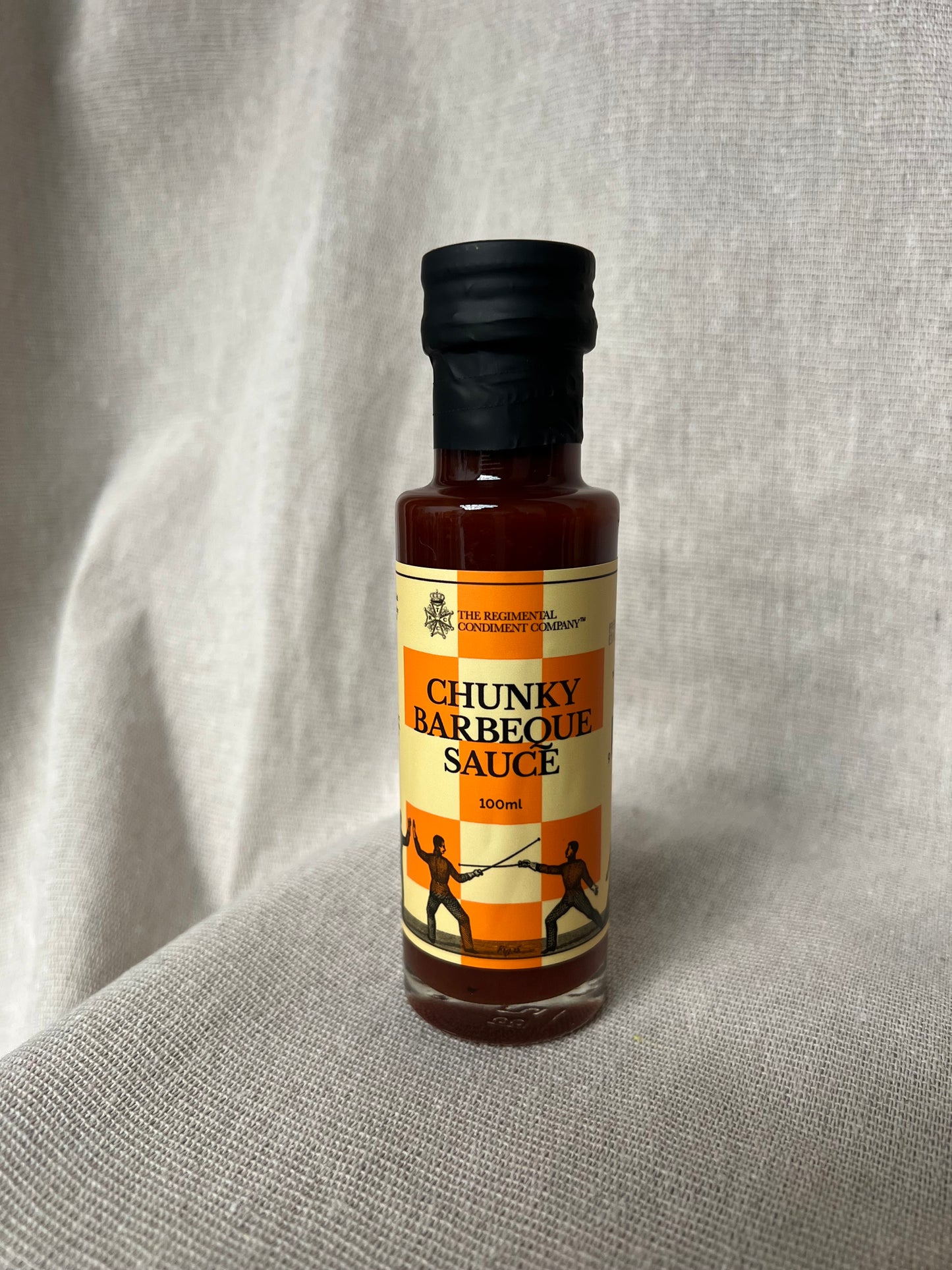 Rich and Bold Gourmet Flavour - The Regimental Condiment Company Chunky Barbeque Sauce 100ml