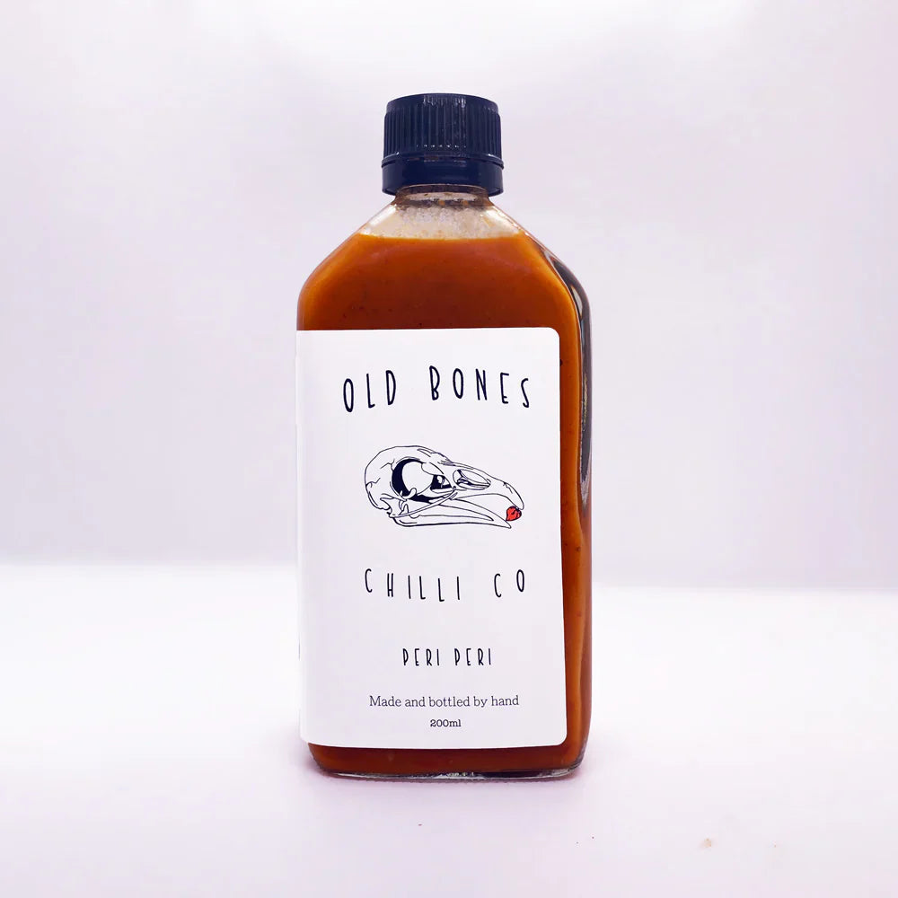 Peri Peri Sauce 200ml (Medium Heat Level) - Old Bones Chilli Co